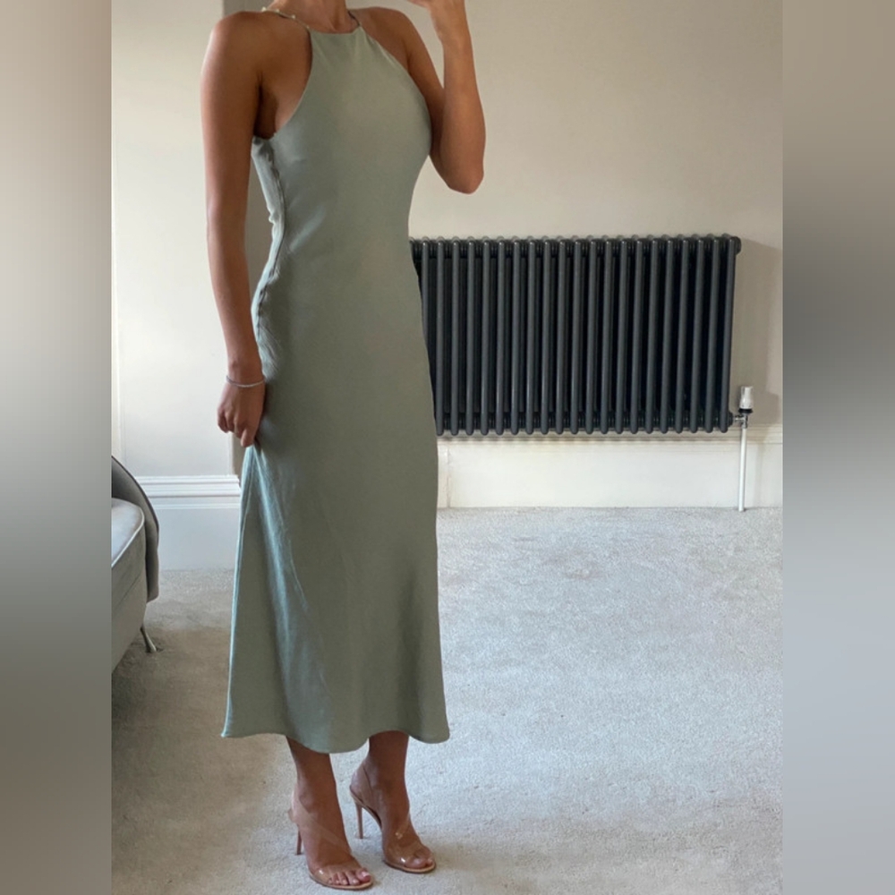 Zara midi dress slip